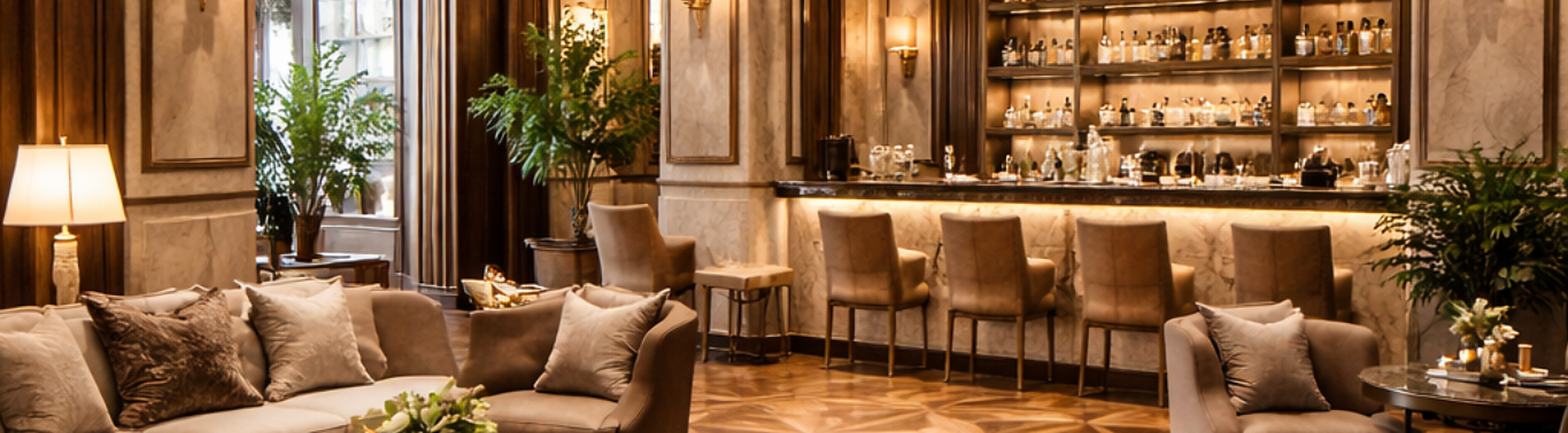 Parquet in spazio commerciale moderno per progetti contract.